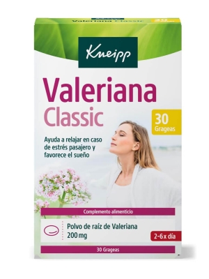 Kneipp valeriana classic 200mg 30 grageas