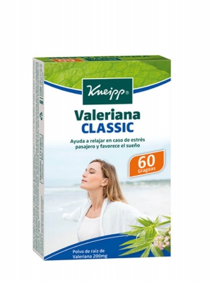 Kneipp valeriana classic 200 mg 60 grageas