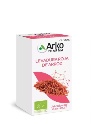 Arkopharma arkocaps levadura roja de arroz 45 cápsulas