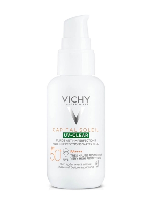 Vichy capital soleil uv-clear water fluid anti-imperfecciones spf50+ 40 ml