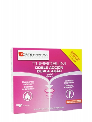 Forte pharma turboslim doble acción 56 cápsulas