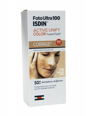 Isdin foto ultra 100 active unify fusion fluid con color spf 50+ 50ml