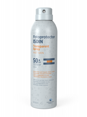 Isdin ® fotoprotector transparent spray wet skin 50+ 250ml