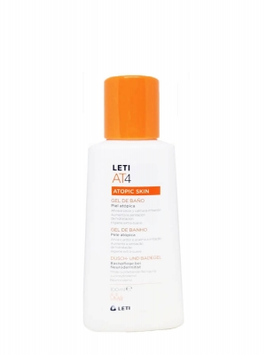 Leti at-4 gel de baño dermograso 100 ml