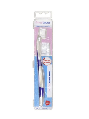 Lacer gingilacer cepillo dental adulto cabezal pequeño