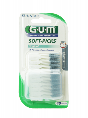 Gum soft picks filamentos de goma x-large 40 soft picks