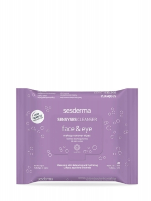 Sesderma sensyses cleanser face & eyes toallitas 20 unidades