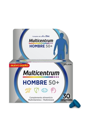 Multicentrum hombre 50+ 30 comprimidos