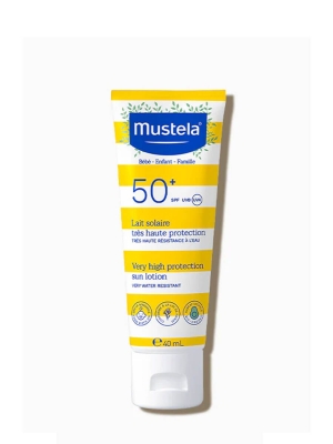 Mustela leche solar muy alta protección para rostro spf50+ 40ml
