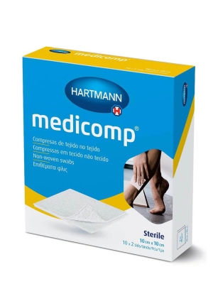 Hartmann medicomp compresas 10x10cm 10x2 unidades