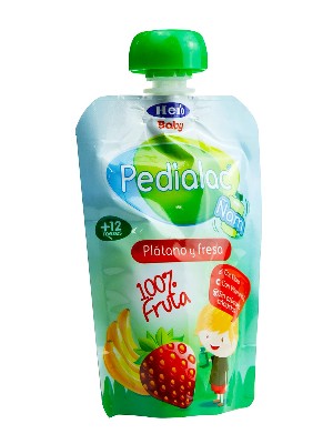 Pedialac ñam hero baby 100 g bolsita plátano y fresa