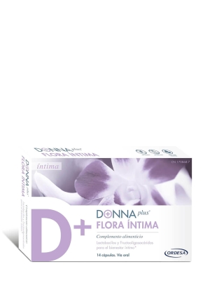 Donnaplus+ flora íntima 14 cápsulas