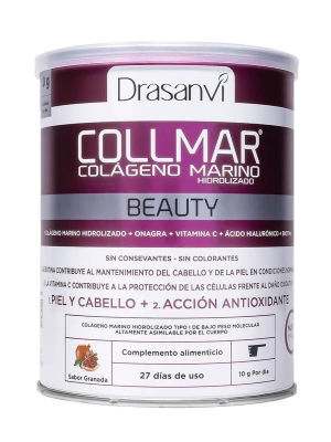 Collmar beauty colágeno marino hidrolizado sabor granada 275 gr