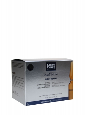 Martiderm platinum night renew 30 ampollas