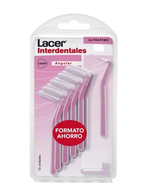 Lacer cepillo interdental ultrafino angular 10 unidades