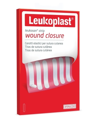 Leukoplast leukosan strip sutura cutanea esteril tira 6x38 mm 6 unidades