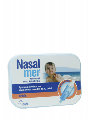 Nasalmer aspirador nasal para bebes +3 boquillas desechables