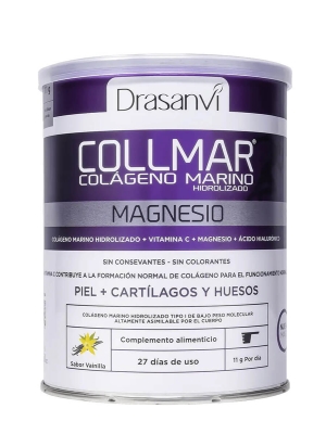 Collmar colágeno marino hidrolizado + magnesio sabor vainilla 300 gr