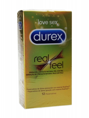 Durex real feel 12 preservativos