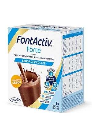 Fontactiv forte sabor chocolate 30g 14 sobres