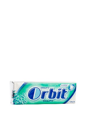 Chicles sabor eucalipto orbit, 10 grageas.