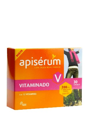 Apiserum vitaminas 30 cápsulas
