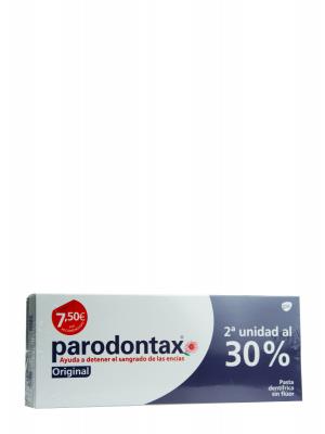 Pasta dentrífica original sin flúor 2ª unidad 30% parodontax