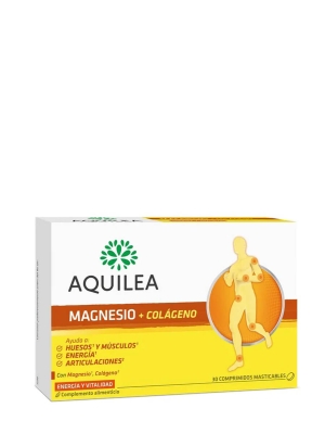 Aquilea magnesio y colágeno sabor limón 30 comprimidos masticables