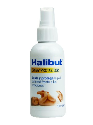 Crema para el cambio de pañal en spray de halibut 100ml