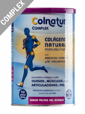 Colnatur® complex sabor frutas del bosque colágeno + magnesio 345g