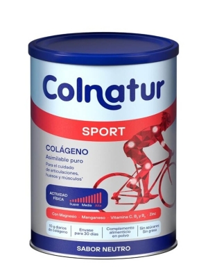 Colnatur sport colágeno natural sabor neutro 330 gramos