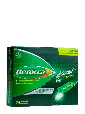 Berocca boost go con guarana 14 sobres