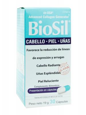Capsulas para la caída del cabello biosil 30 caps
