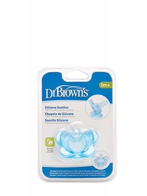 Dr brown's chupete silicona azul ps11004
