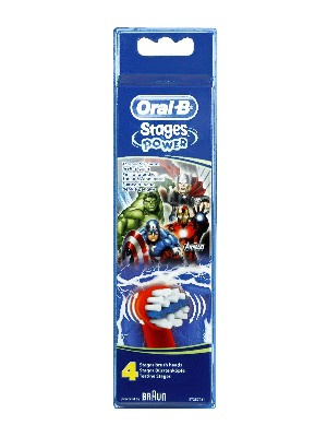 Oral b los vengadores recambio de cepillo eléctrico 4 unidades