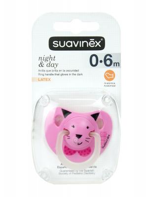 Chupete de noche de 0 a 6 meses latex tetina anatómica de suavinex