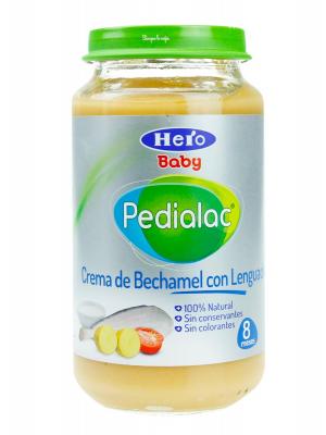 Hero baby pedialac potito de crema de bechamel con lenguado 250g