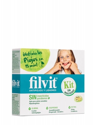 Filvit kit dimeticona para piojos y liendres