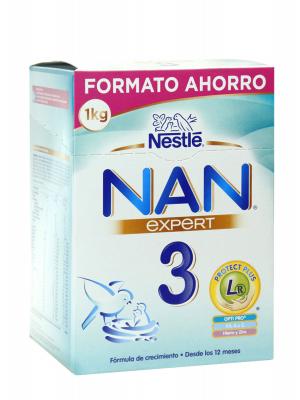 Nestlé nan expert 3 leche de crecimiento 1 kg