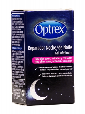 Optrex gel oftálmico reparador de noche 10ml