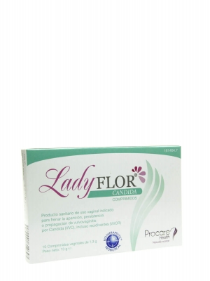 Ladyflor candida 10 comprimidos