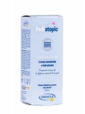 Pediatopic cuidado facial crema emoliente e hidratante 50 ml