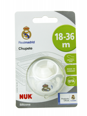 Nuk chupete silicona real madrid 18-36 m