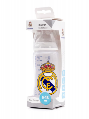Roche biberon silicona real madrid 6-18 meses 300ml