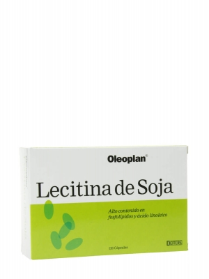 Deiters oleoplan lecitina de soja 120 cápsulas