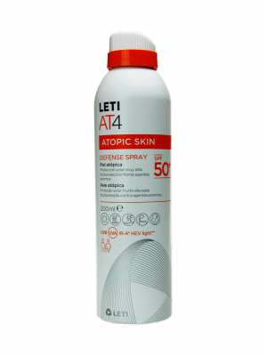 Leti at 4 atopic skin defense spray spf 50+ 200ml