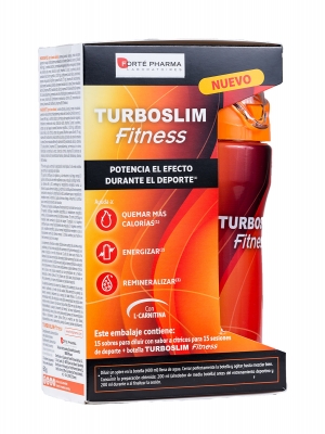 Turboslim fitness 15 sobres, con regalo de botella.