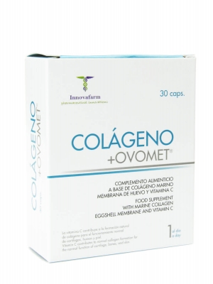 Innovafarm colágeno +ovomet 30 cápsulas