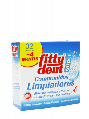Fittydent limpiador 32 comprimidos