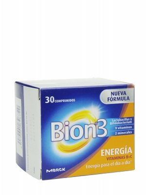 Bion3 energía 30 comprimidos